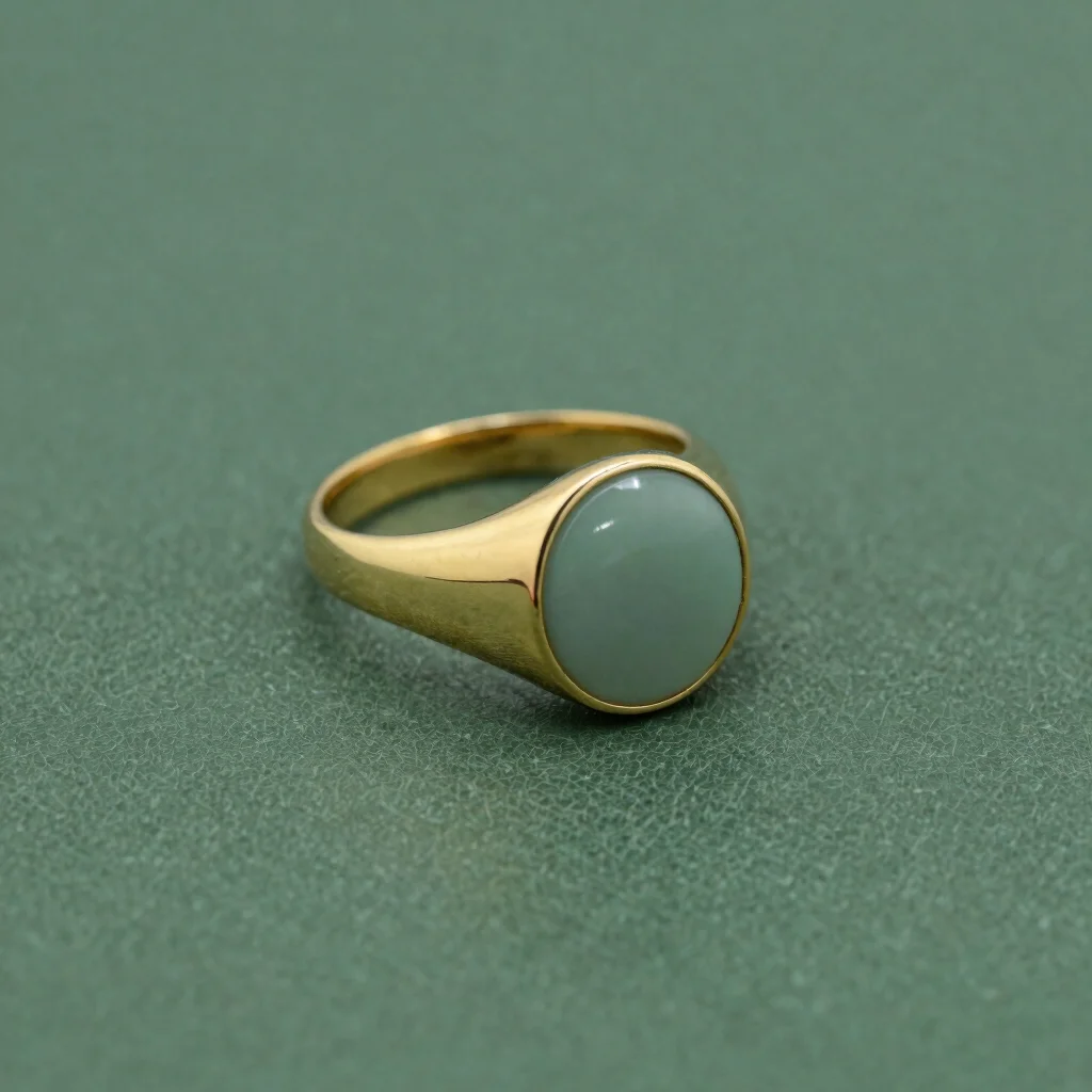 Mossline Signet Ring